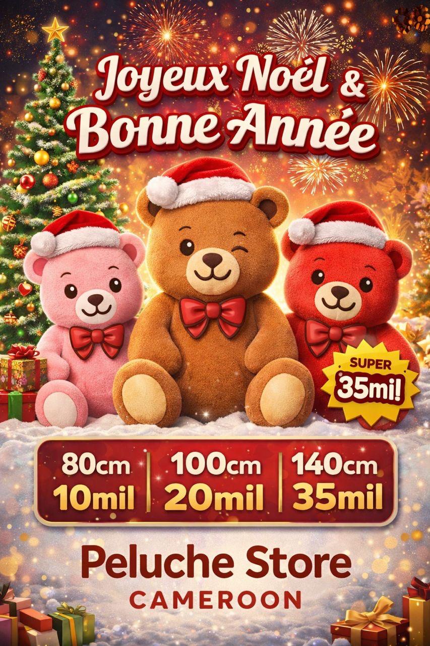 Joyeux Noël & Bonne Année Peluches